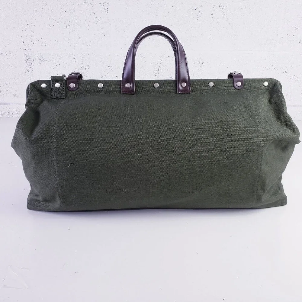 Line Of Trade Canvas Weekender Bag Olive Green Large‎ Travel Laptop Bag